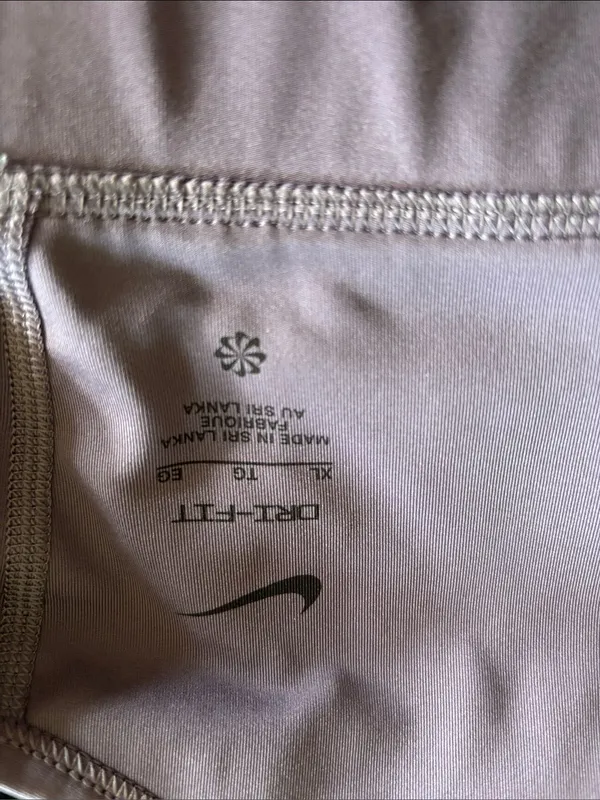 Nike Purple Dri Fit Pull Over Racerback Sports Bra Sz XL No Pads - Image 5