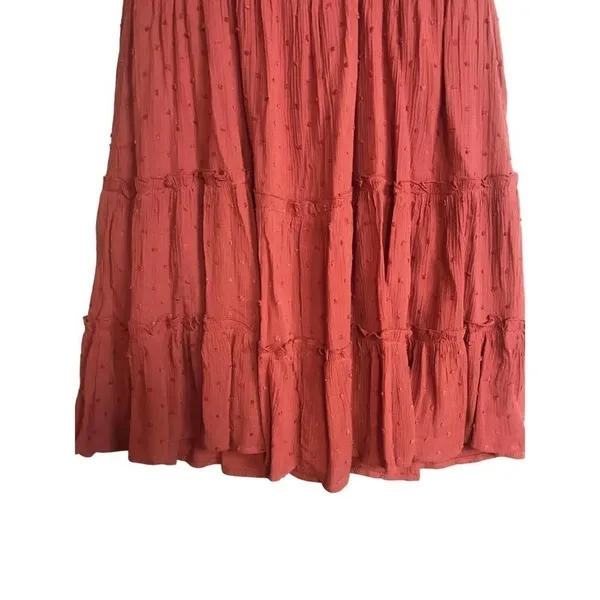 Brand New In Bohemian Burnt Orange Skater Dress Size S - Image 13