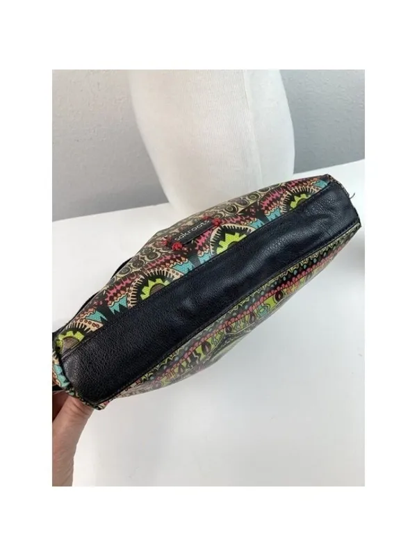 -Sakroots Crossbody Messenger Handbag Purse Boho Mixed Print Travel Shoulder Bag - Image 11