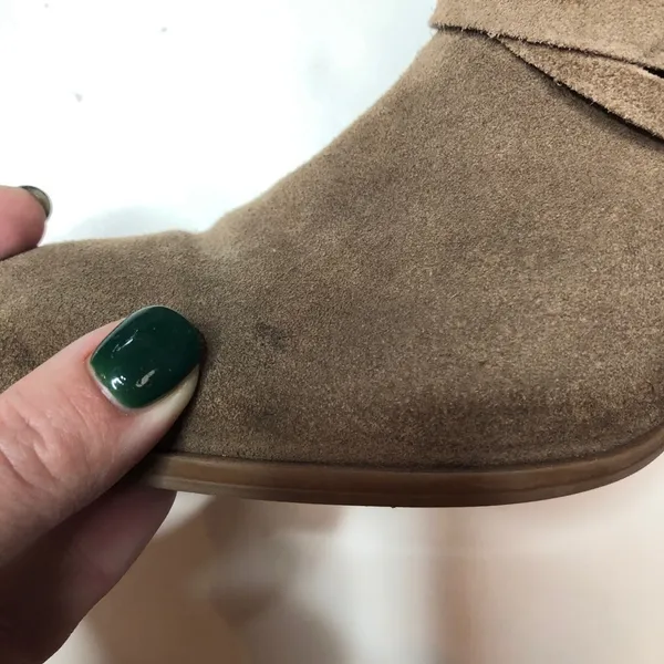 Franco‎ Sarto Gonzalez Fringe Suede Bootie Size 7 - Image 3