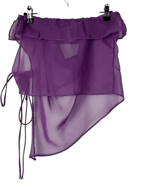 Jaded London Purple Aster Chiffon Tank Top 0 - Image 3