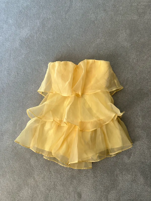 Tulle romper Yellow Size L - Image 3