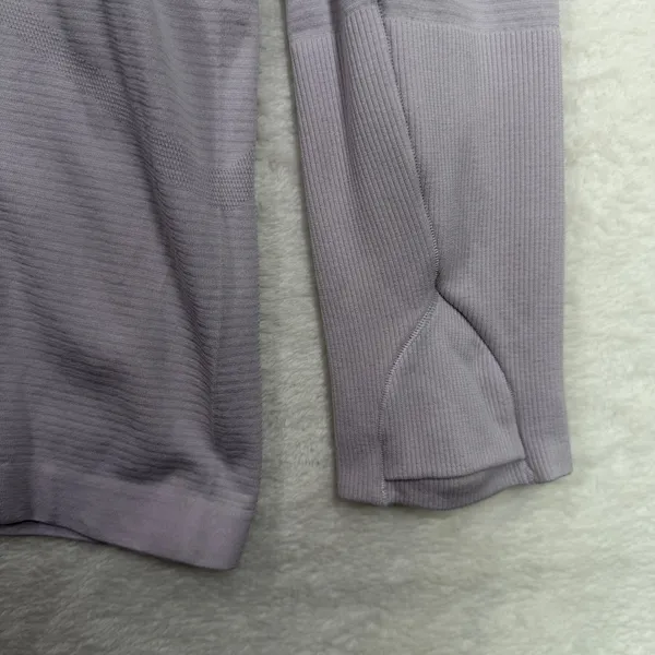 Lululemon Size 16 Swiftly Tech Long Sleeve 2.0 Lilac Purple Activewear Top - Image 4