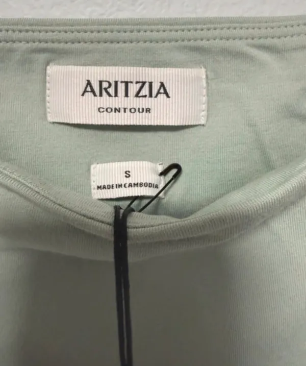 Aritzia Contour Squareneck Bodysuit - Terrace Sage - Image 3