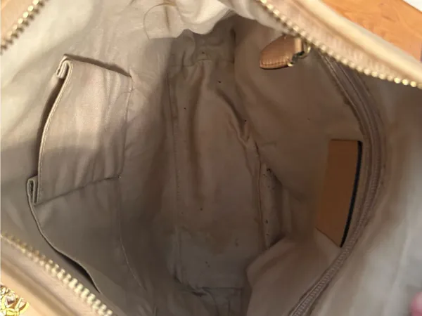 Vintage Coach Legacy Tassel Bucket Bag in Tan Leather - Image 7