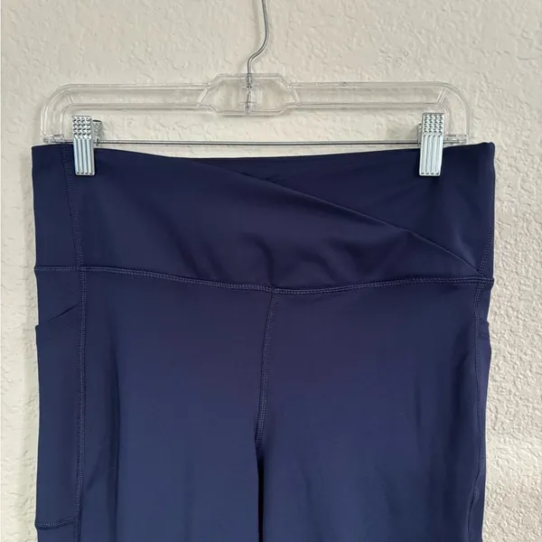 BSP Capri Navy Leggings Size‎ L Blue Size L - Image 3