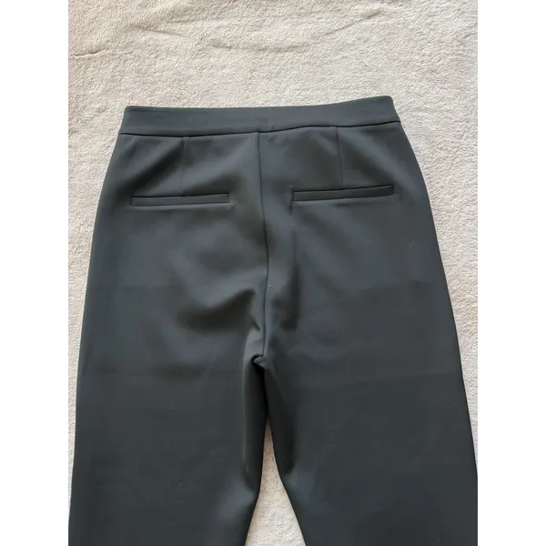 Good American Women'sS cuba Boss Straight Trouser Black Pants Stretchy Sz 12 - Image 8