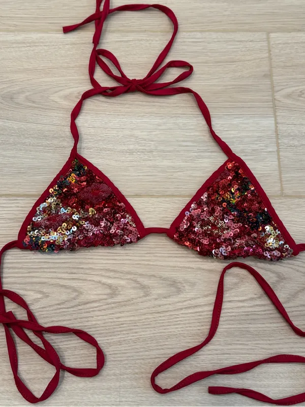 Dolls Kill Sequin Bra Top - Image 3