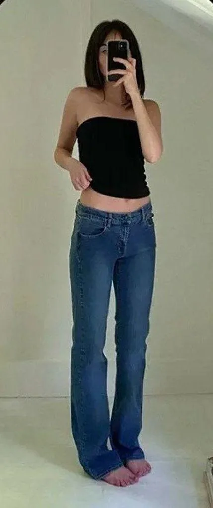 Tommy Hilfiger Tommy Jeans Vintage ‘02 Low Rise Straight Leg Jeans Size 9 - Image 2