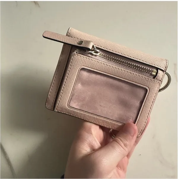 Kate Spade Light Pink Wallet Coin Purse - Image 3