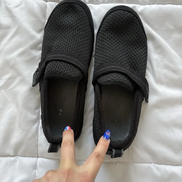 Orthofeet‎ Quincy Slip On Shoes Sneakers Womens 8 Black Comfy Workwear - Image 10