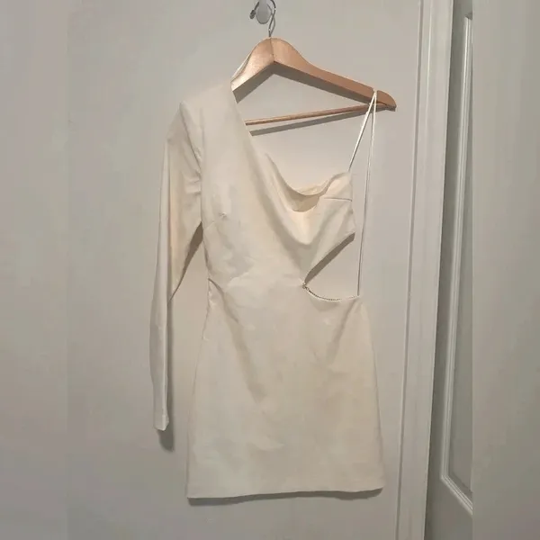 Revolve ASTR The Label Lavinia Dress in Off White Sz S‎ - Image 5