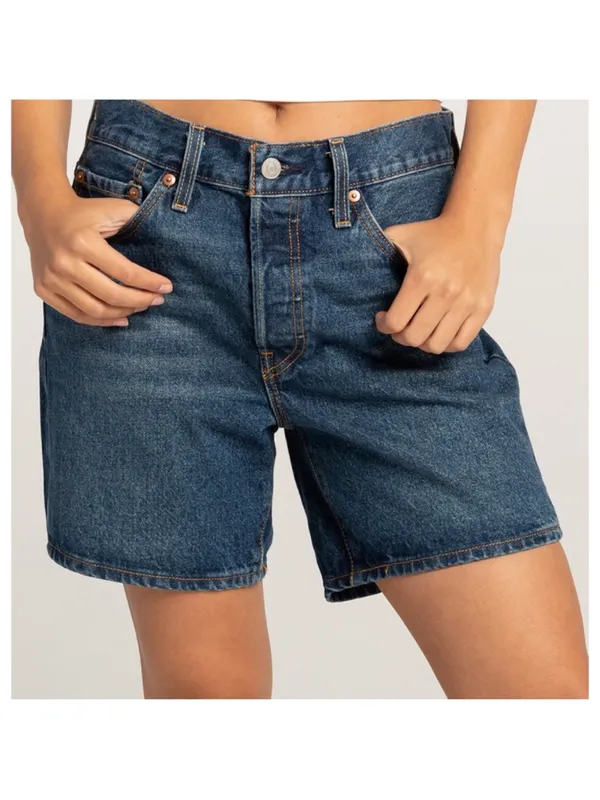 Levi’s 501 mid thigh Jean shorts NEW 26 - Image 4