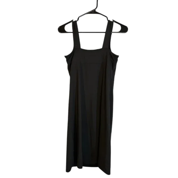 Alpine Design Black Sleeveless Ruched Front Knee Length Dress Women Sz S - Image 2
