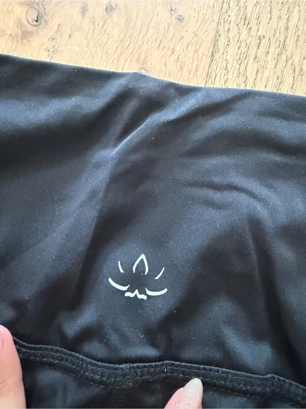 Beyond Yoga Black Faux Lace Leggings - Image 4