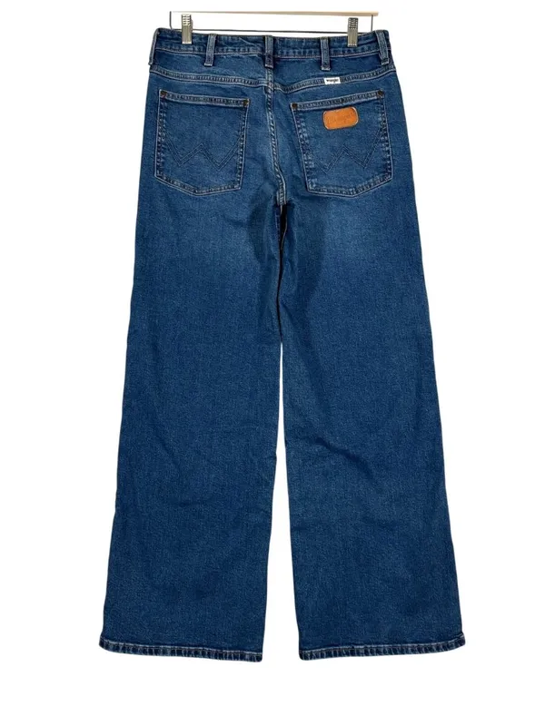 WRANGLER Worldwide Mid Rise Wide Leg Jeans Size 29 - Image 3