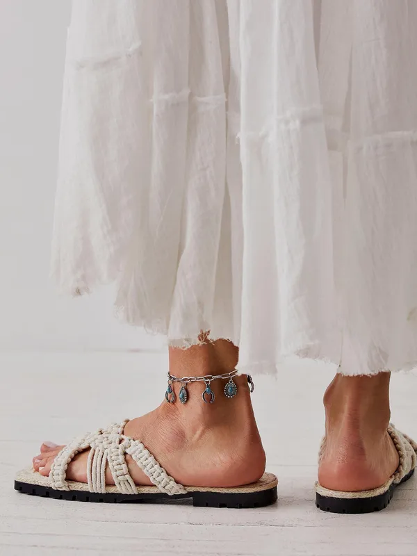 Free People Sandri Macrame Sandals - Image 3
