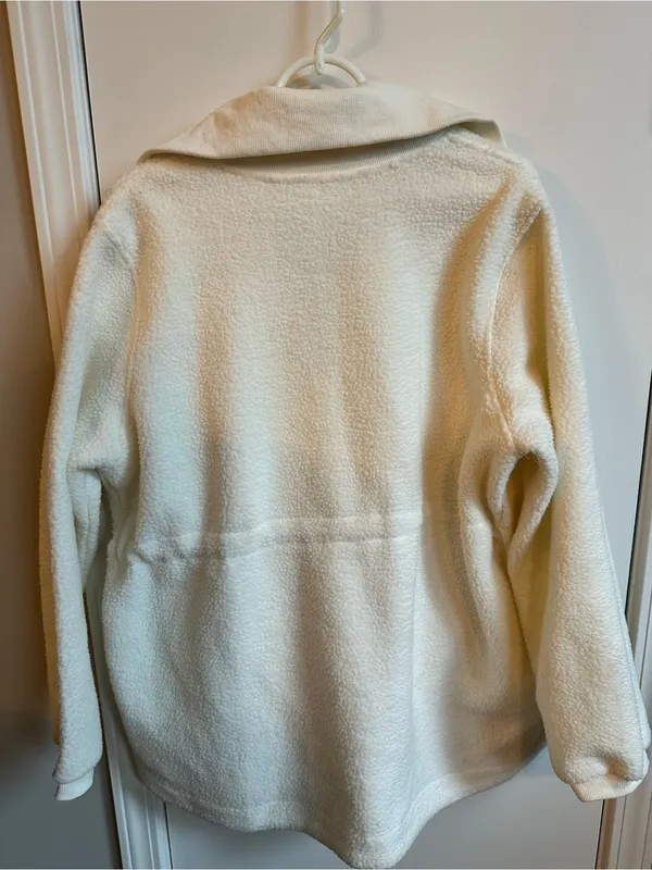 Women's Cream Sherpa Half - Image 3