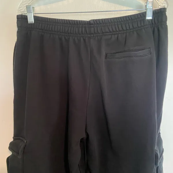 Fabletics Black Cargo Style Wide Leg Sweatpants XL - Image 4