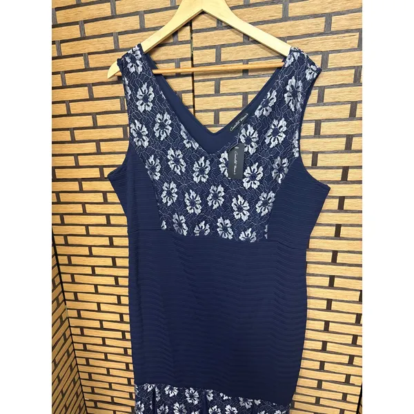 Blue Lace Maxi Dress Size‎ 2X - Image 3