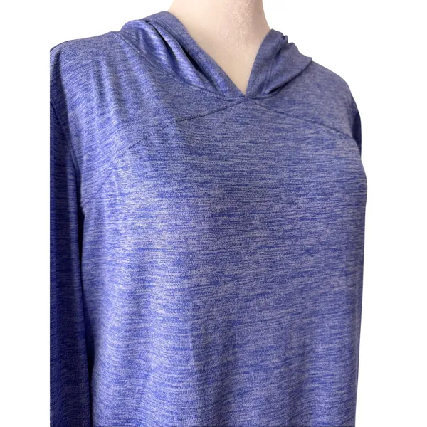 Old Navy Blue Hooded Lightweight Pullover Sweatshirt - Image 5