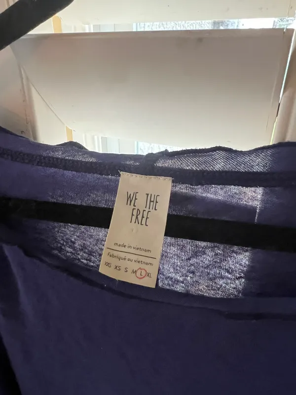 Free People Blue Crop Top - Image 5