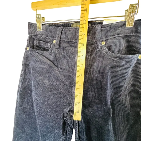 Banana Republic‎ High Rise Flare Corduroy Jeans Navy 25P Petite Retro 70s Fall - Image 6
