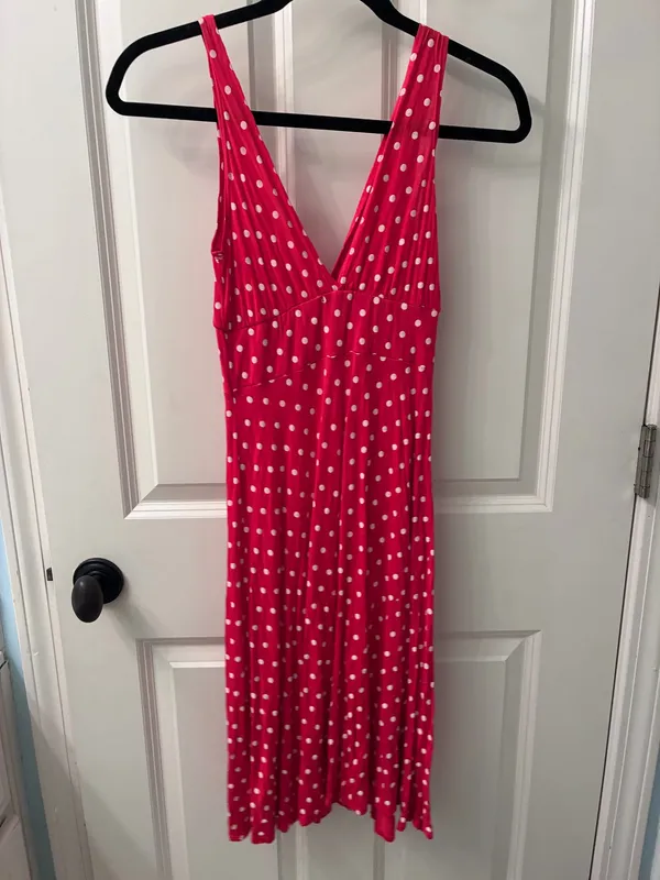 Twenty One Rayon V-Neck Midi Dress - Image 3