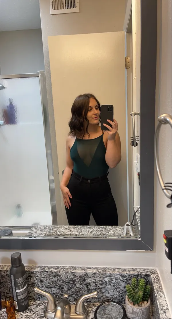Forever 21 Mesh Detail Bodysuit - Image 5