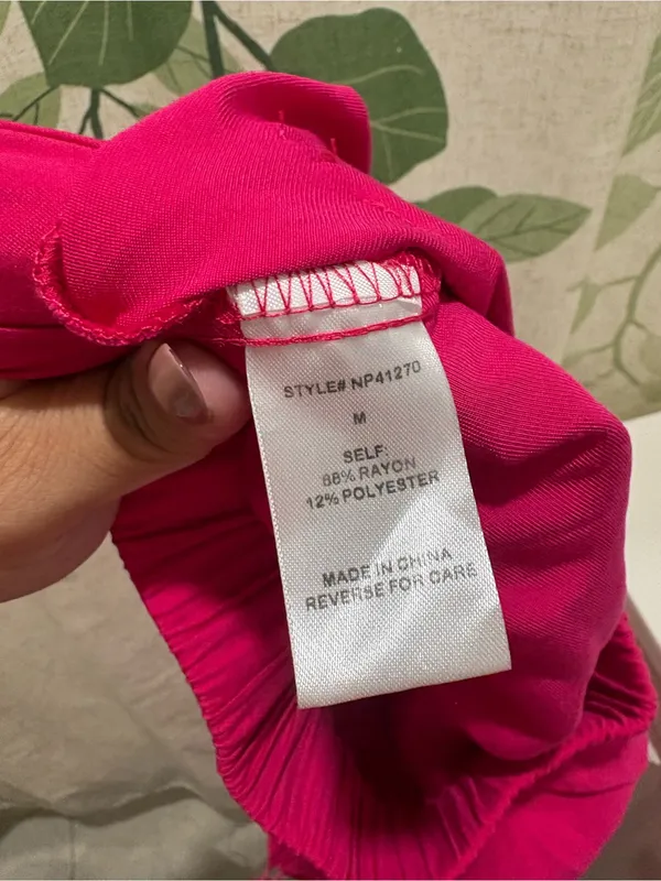 Lumiere Fuchsia Wide-Leg Cargo Pants - Image 5