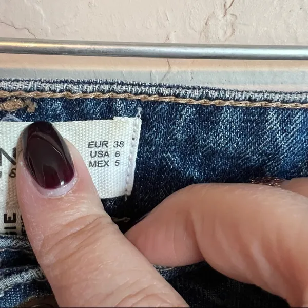 MNG‎ Mango Angie Boyfriend Distressed Denim Jeans - Image 9