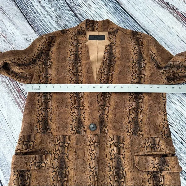 BLANK NYC Copperhead Faux Leather Trench Coat - Image 8