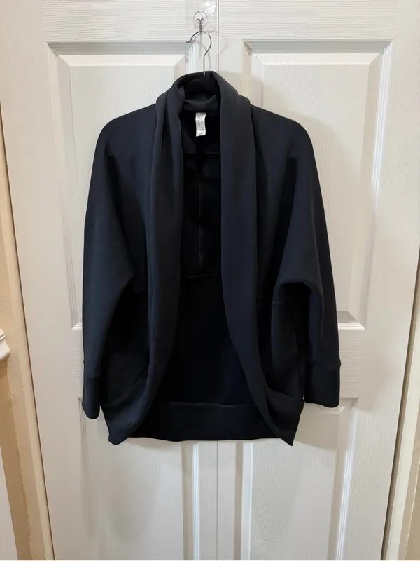 SPANX AirEssentials Cocoon Cardigan Black Women’s XS/S - Image 3
