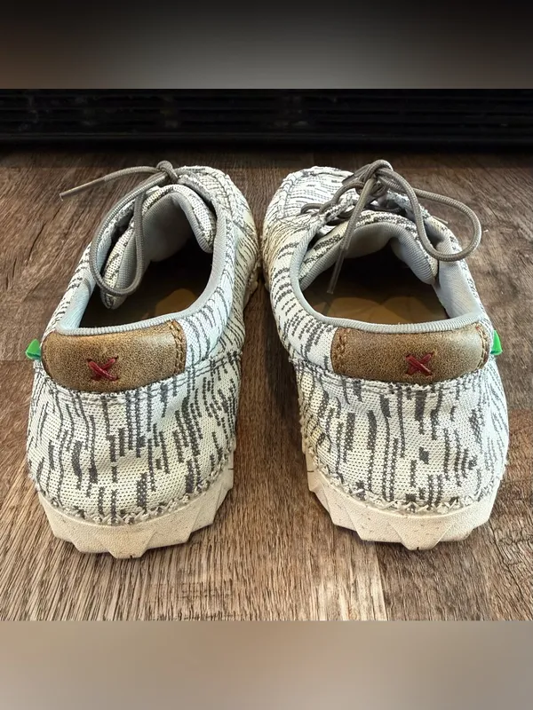 Twisted X Women’s Zero X White Grey Sneakers Slip On Lace Up Comfort Size 10 - Image 3
