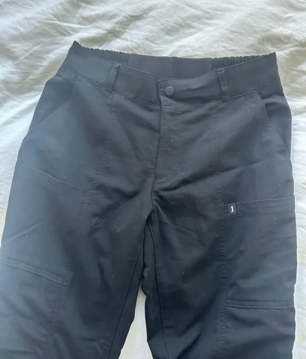 Jaanuu Black Scrub Pants - Image 3