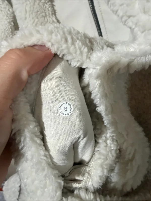 Lululemon Collarless Textured Fleece Full Zip - Image 5