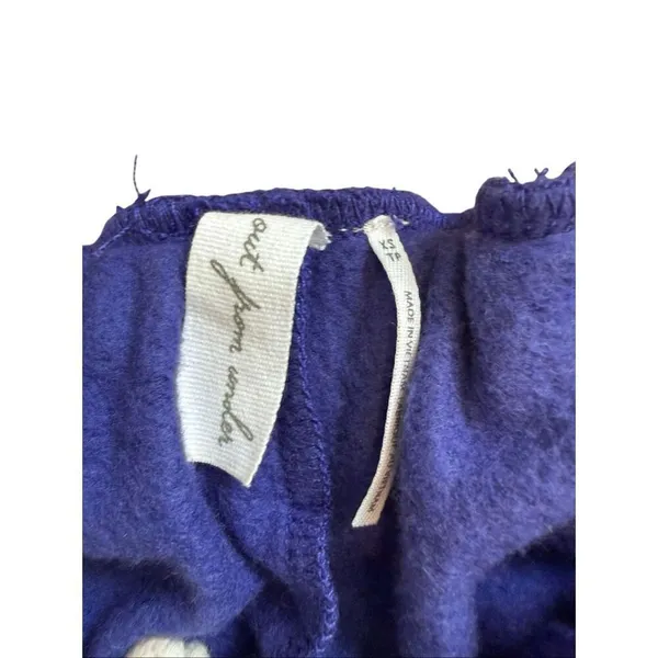 Urban outfitters Purple Baggy Fold Over Purple Sweatpants Straight Leg XS - Image 5