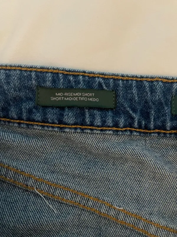 wild fable dark wash jean shorts mid rise - Image 5