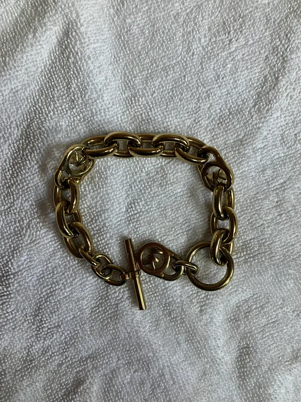 Michael Kors Brass Chain Bracelet - Image 2