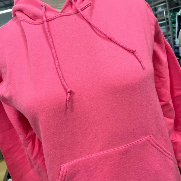 Jerzees Neon Pink Hoodie M - Image 3