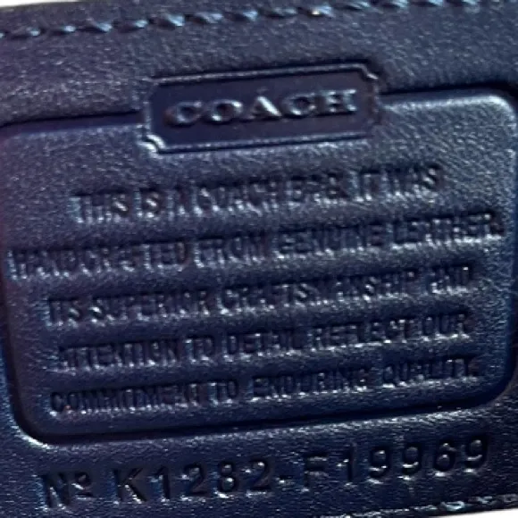 Coach Park Elevated Navy Leather Snakeskin Trim Carryall Shoulder Bag - Image 14