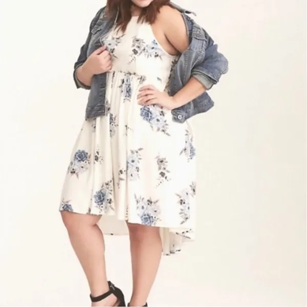 Torrid High Low Challis Floral Dress NWT 1 - Image 4