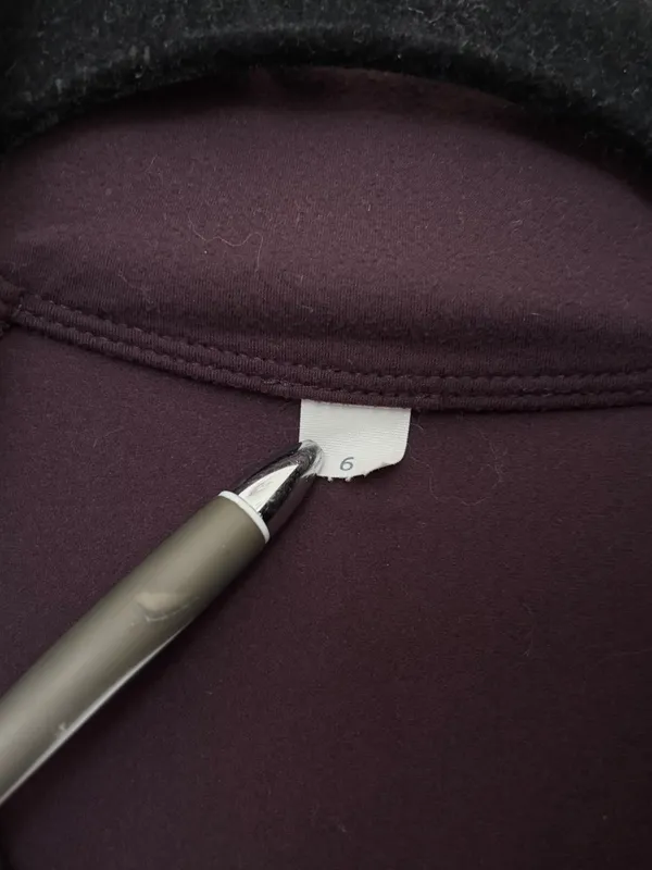 Lululemon Toasty Tech 1/2 Zip, Black Cherry - Image 4