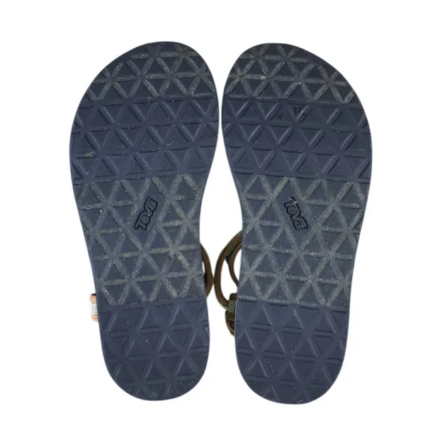 TEVA Platform Universal Mesh Sandals Women 9 Green Breezy Outdoor Resort boho - Image 11