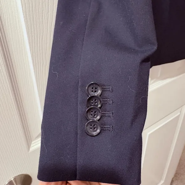 Ann Taylor Classic Navy Blue Blazer. 6 - Image 4