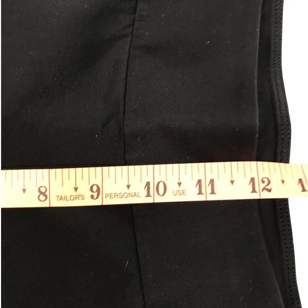LULULEMON Shaped Away From The Body Solid Short 3" Women Sz 4 Black Athletic - Image 14