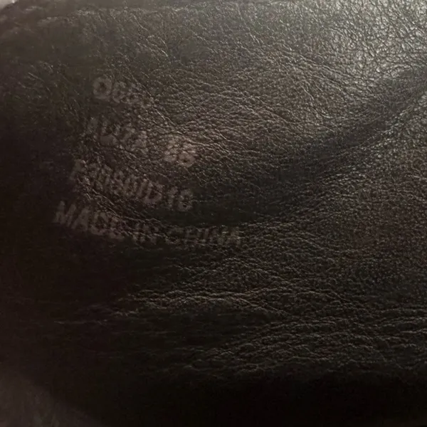 COACH Aliza Black Leather Ankle Boot Booties Size 8 - Image 11