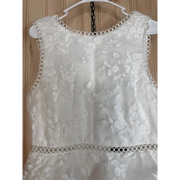 NWT Lulus Look So Sweet White Embroidered Lace Mini Dress Cocktail Party Size XS - Image 6