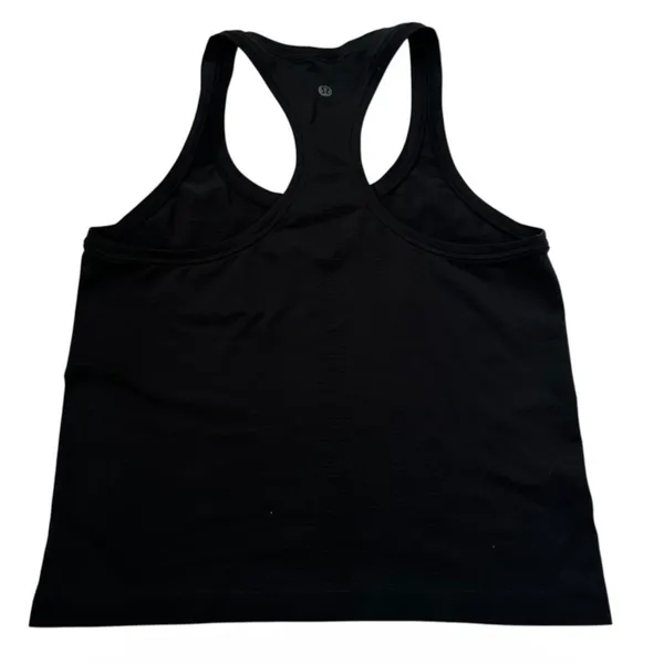 Lululemon Swiftly Tech Racerback Tank Top Black Sz 8 Athletic Yoga Shirt | 0141 - Image 2