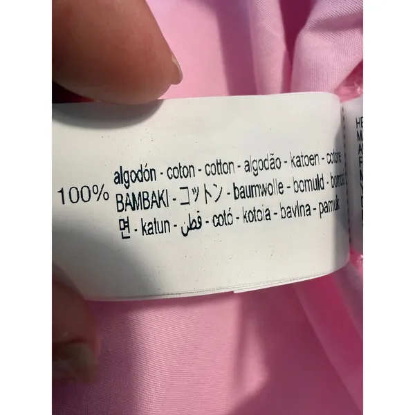 NWT ZARA Oversized Poplin Shirt Pink Size S - Image 9